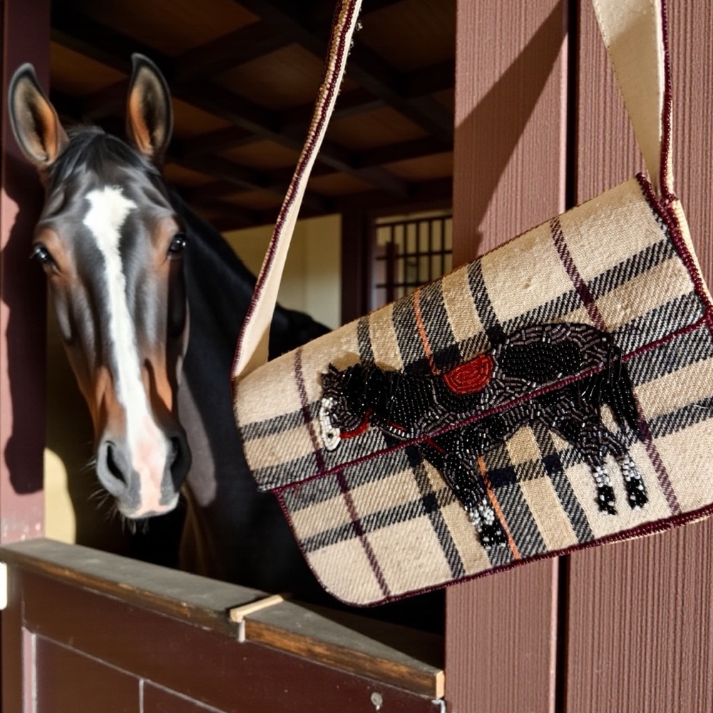 Anthropologie’s The Fiona Beaded Bag:  Animal Edition🐴